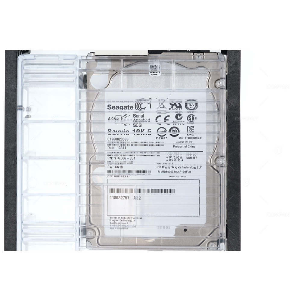 005049202  EMC HDD 600GB 10K SAS 6G 2.5" SFF IN 3.5" LFF